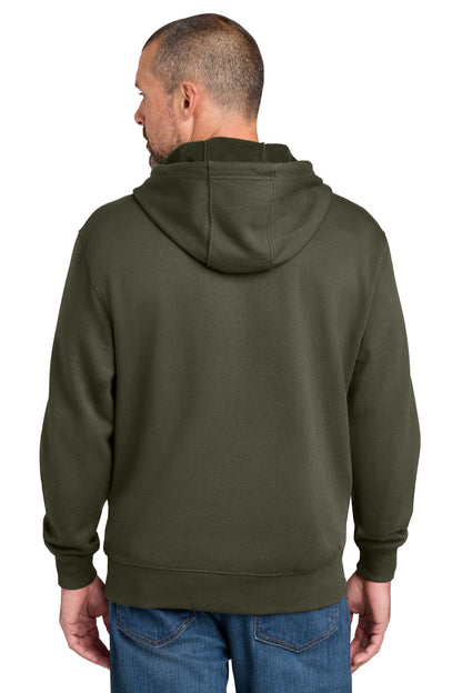 CornerStone Tough Fleece Pullover Hoodie - Tundra Green - back