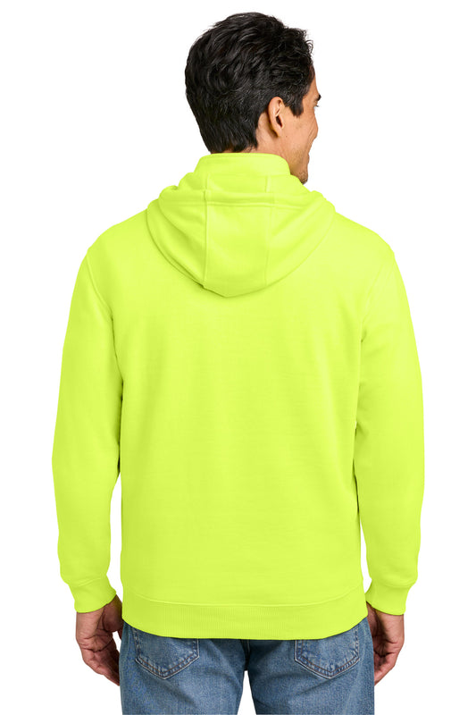 CornerStone Tough Fleece 1/4-Zip Hoodie - Bright Yellow - back