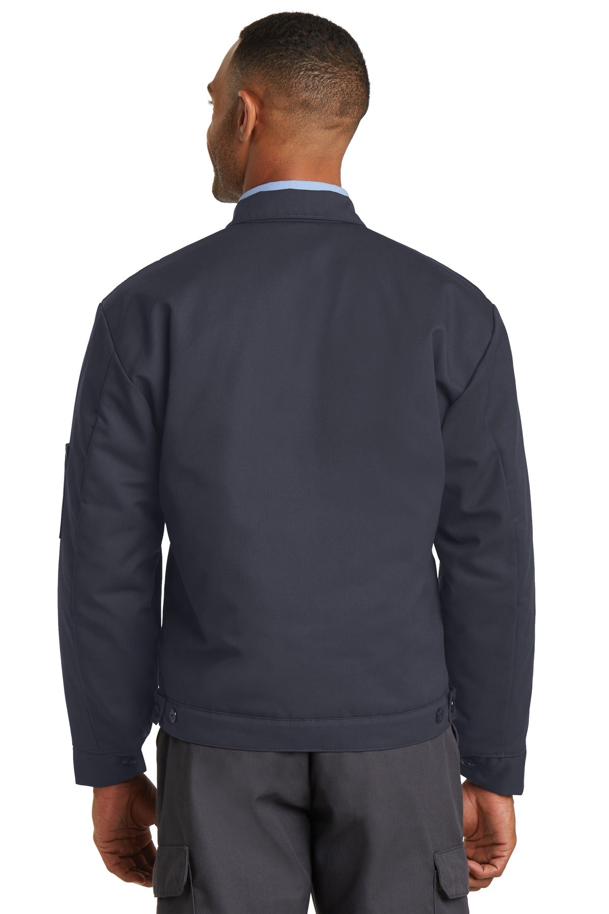 Red Kap Slash Pocket Jacket - Charcoal - back