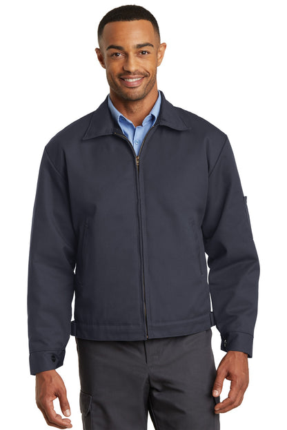 Red Kap Slash Pocket Jacket - Charcoal - front