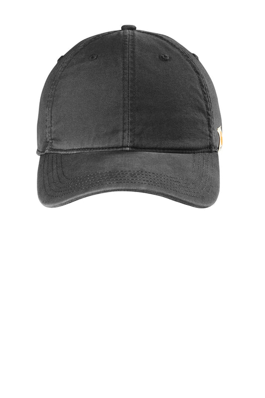 Carhartt Cotton Canvas Cap - Black - front