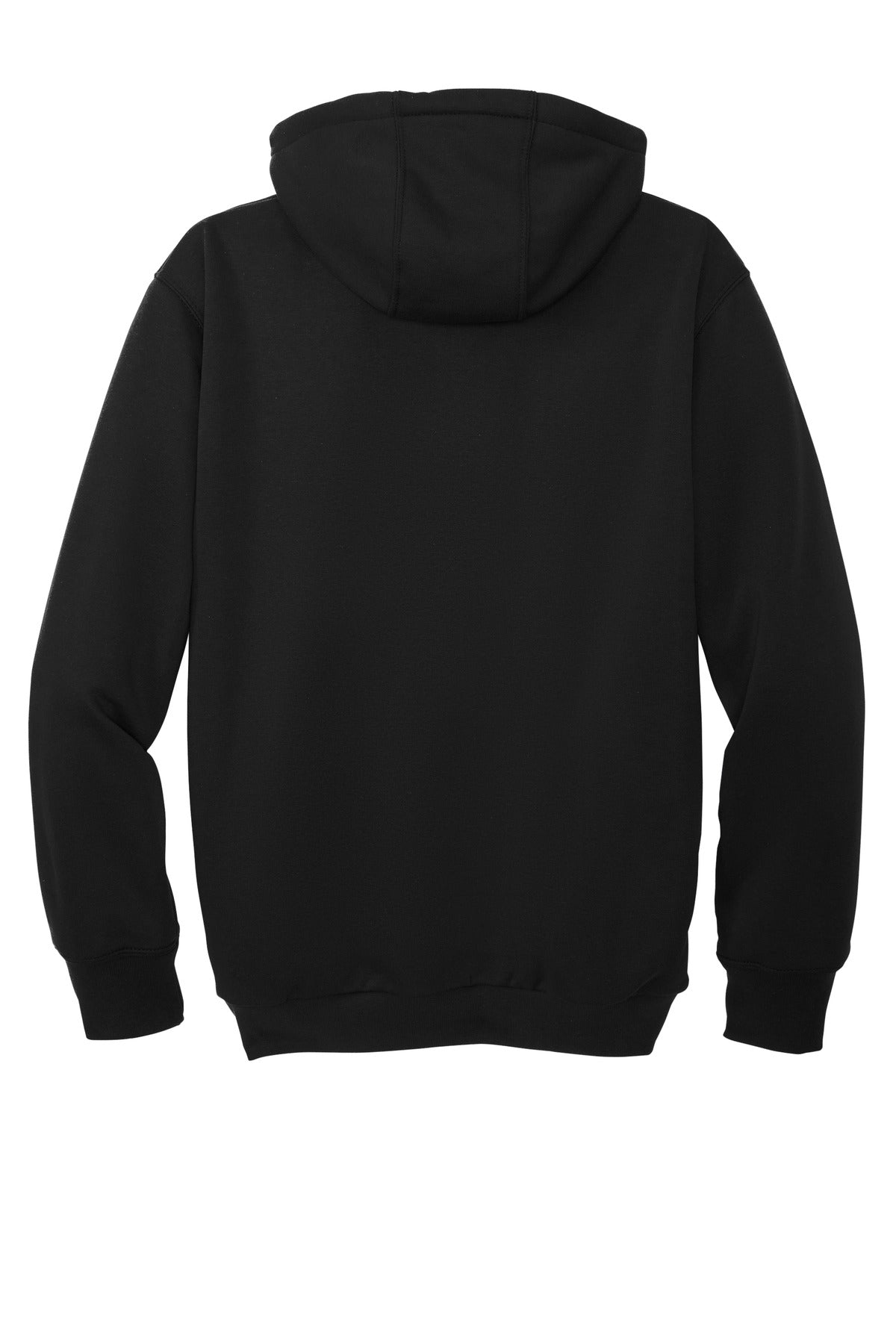 Carhartt Midweight Thermal-Lined Full-Zip Sweatshirt - Black - flat back