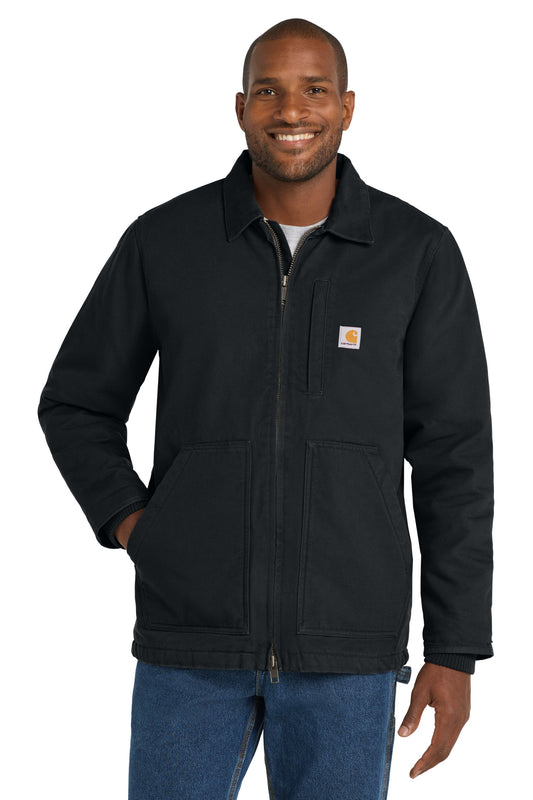 Carhartt Sherpa-Lined Coat - Black - front