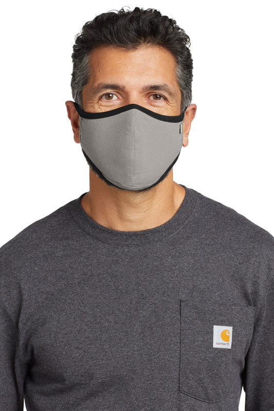 Carhartt Cotton Ear Loop Face Mask (3 pack) - Asphalt - front
