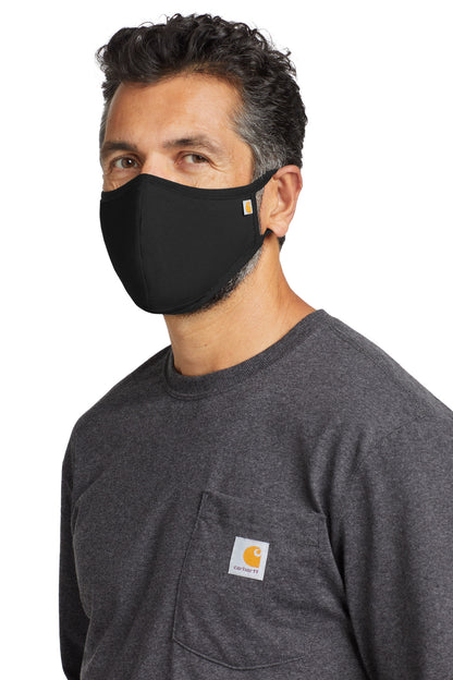 Carhartt Cotton Ear Loop Face Mask (3 pack) - Black - back