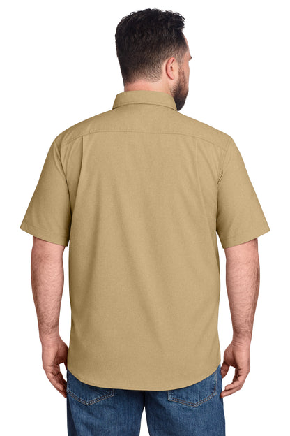 Carhartt Force Solid Short Sleeve Shirt - Dark Khaki - back