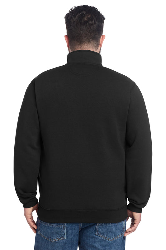 Carhartt Midweight 1/4-Zip Mock Neck Sweatshirt - Black - back
