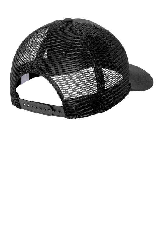 Carhartt Canvas Mesh Back Cap - Black - flat back