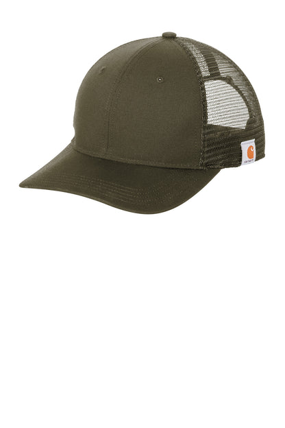 Carhartt Canvas Mesh Back Cap - Moss - front