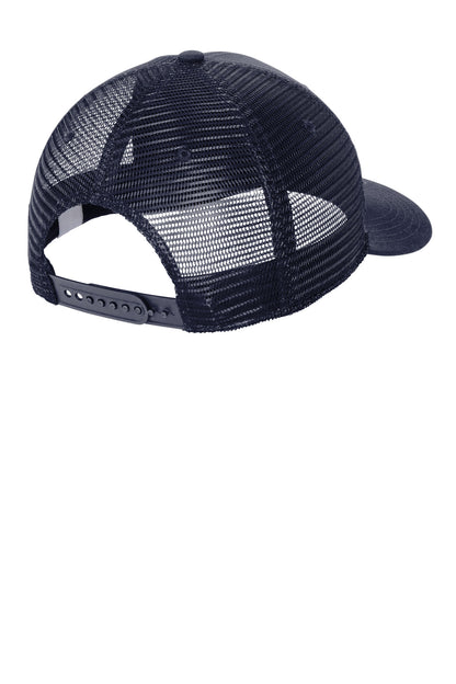Carhartt Canvas Mesh Back Cap - Navy - flat back