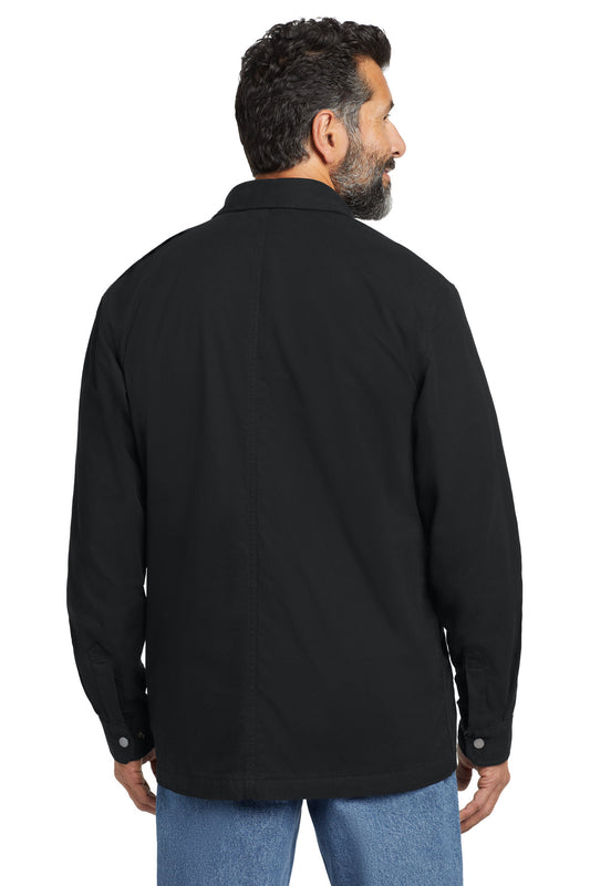 Carhartt Rugged Flex Fleece-Lined Shirt Jac - Black - back