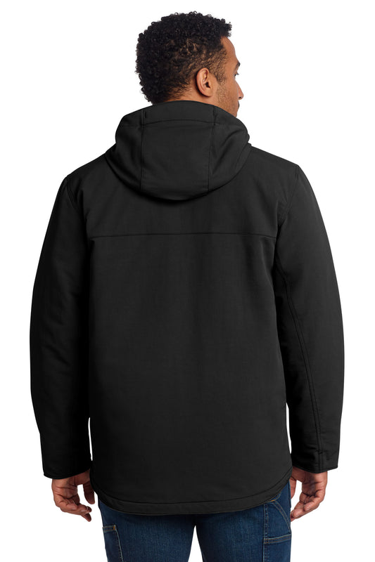 Carhartt Super Dux Insulated Hooded Coat - Black - back