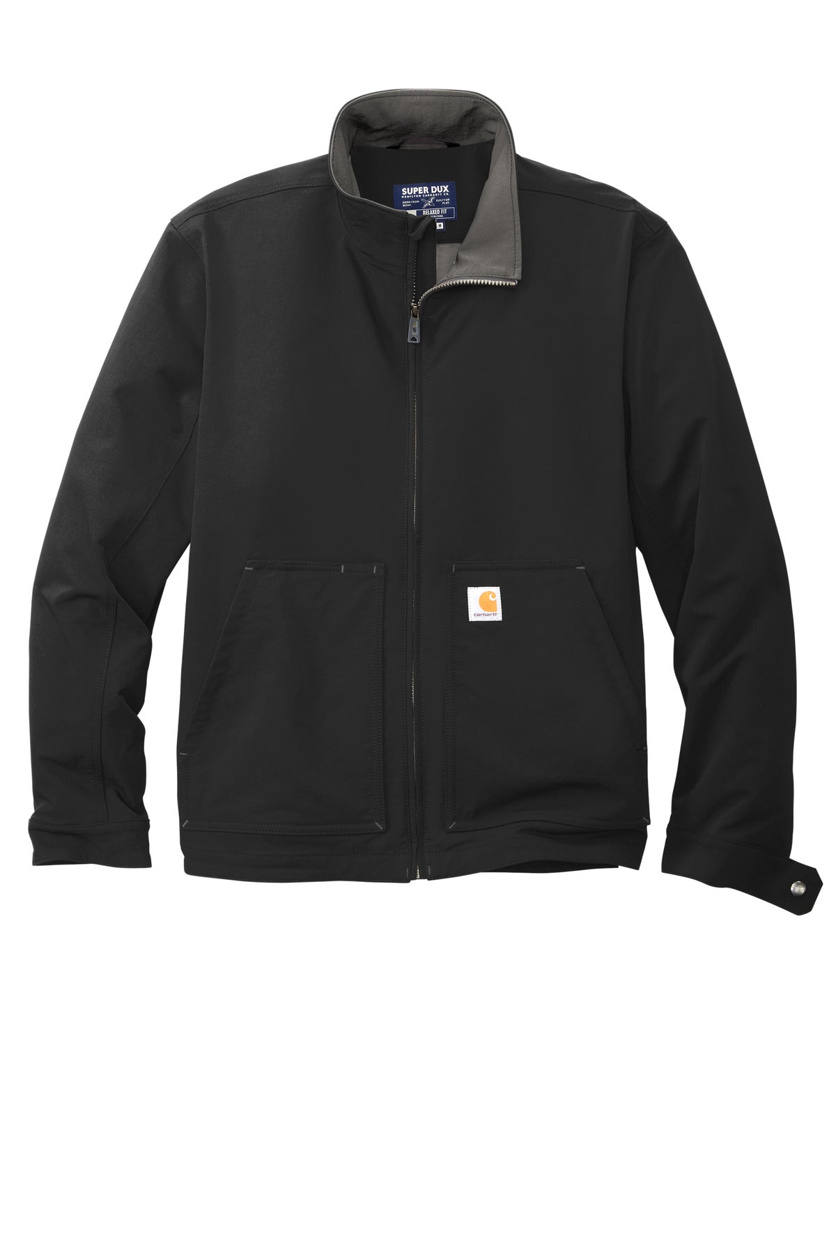 Carhartt Super Dux Soft Shell Jacket - Black - flat front