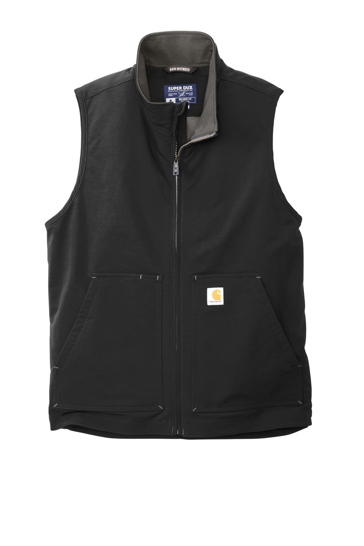 Carhartt Super Dux Soft Shell Vest - Black - flat front