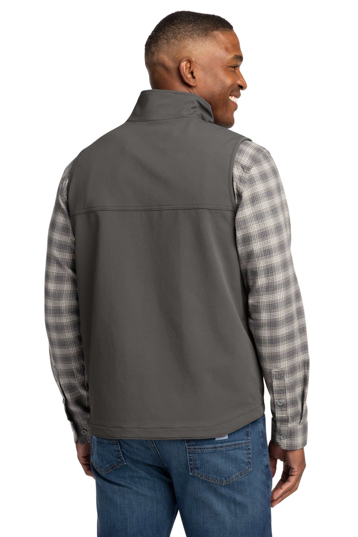 Carhartt Super Dux Soft Shell Vest - Gravel - back