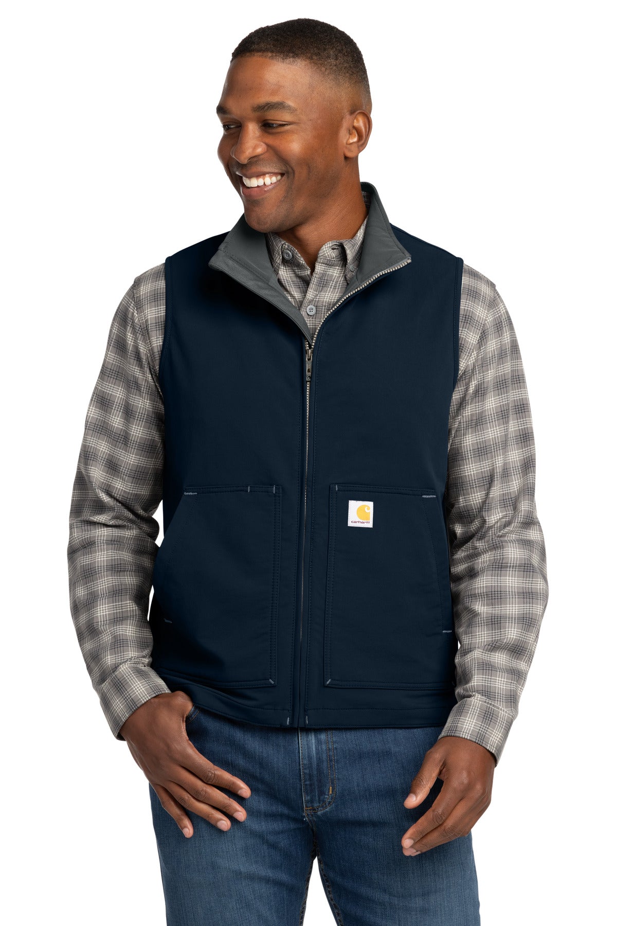 Carhartt Super Dux Soft Shell Vest - Navy - front