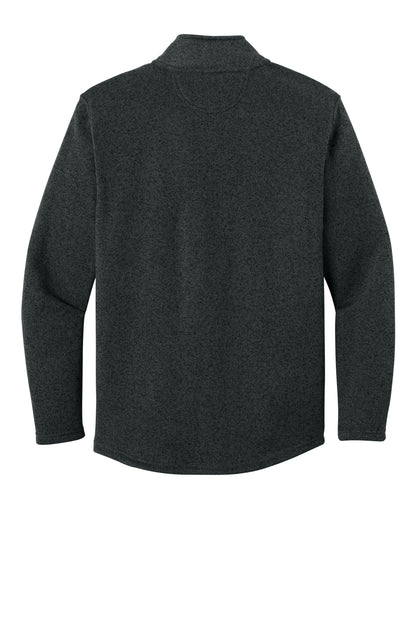 Carhartt Midweight 1/4-Zip Sweater Fleece - Black - flat back