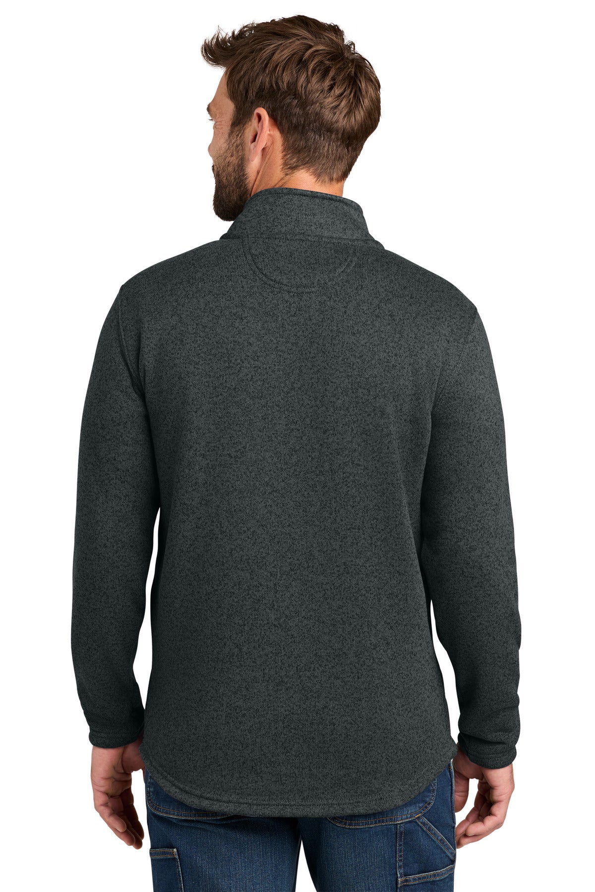 Carhartt Midweight 1/4-Zip Sweater Fleece - Black - back