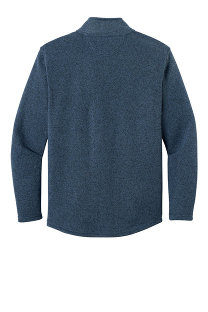 Carhartt Midweight 1/4-Zip Sweater Fleece - Faded Navy - flat back