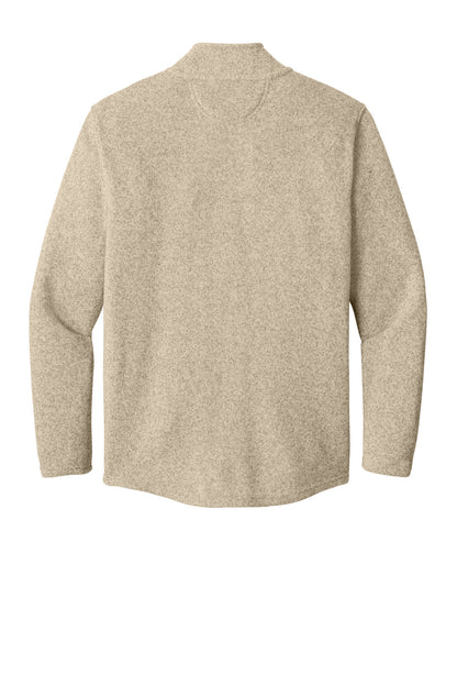 Carhartt Midweight 1/4-Zip Sweater Fleece - Oat Milk - flat back