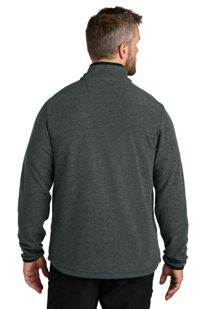 Carhartt Textured 1/2-Zip Fleece Jacket - Carbon Heather - back