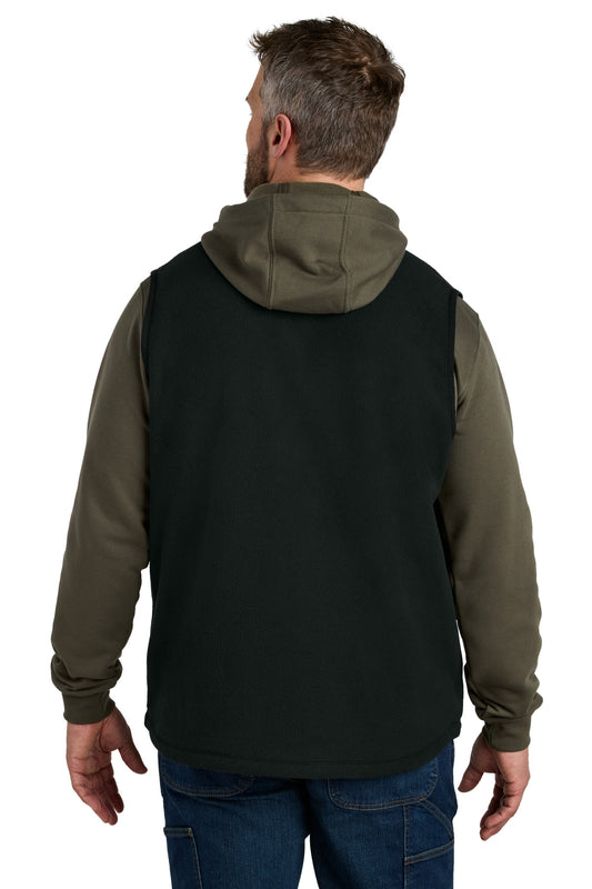 Carhartt Textured Fleece Vest - Black - back