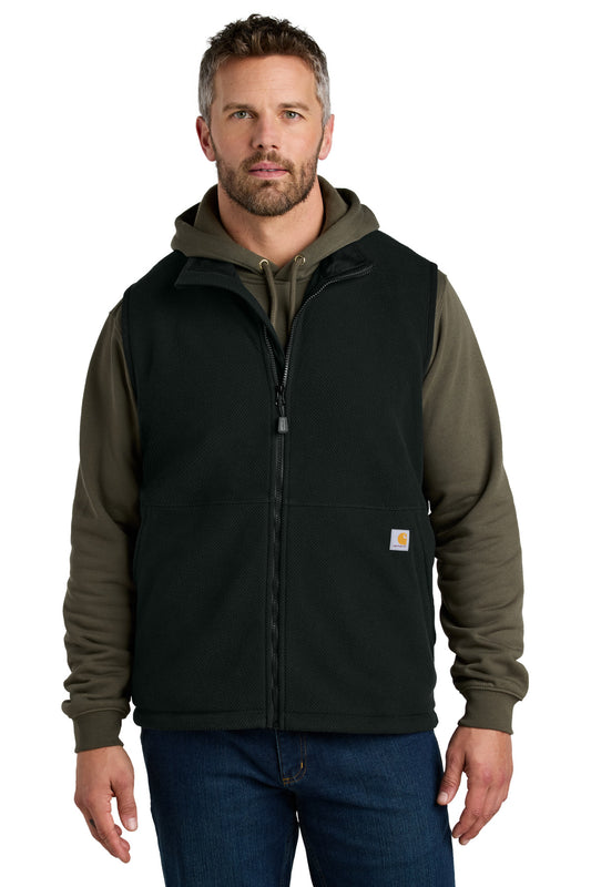 Carhartt Textured Fleece Vest - Black - front