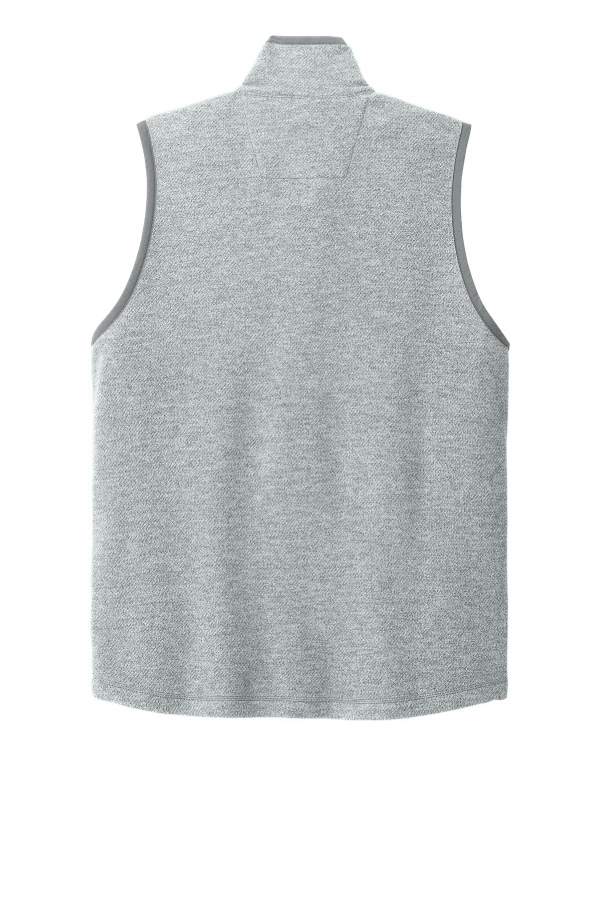 Carhartt Textured Fleece Vest - Heather Grey - flat back