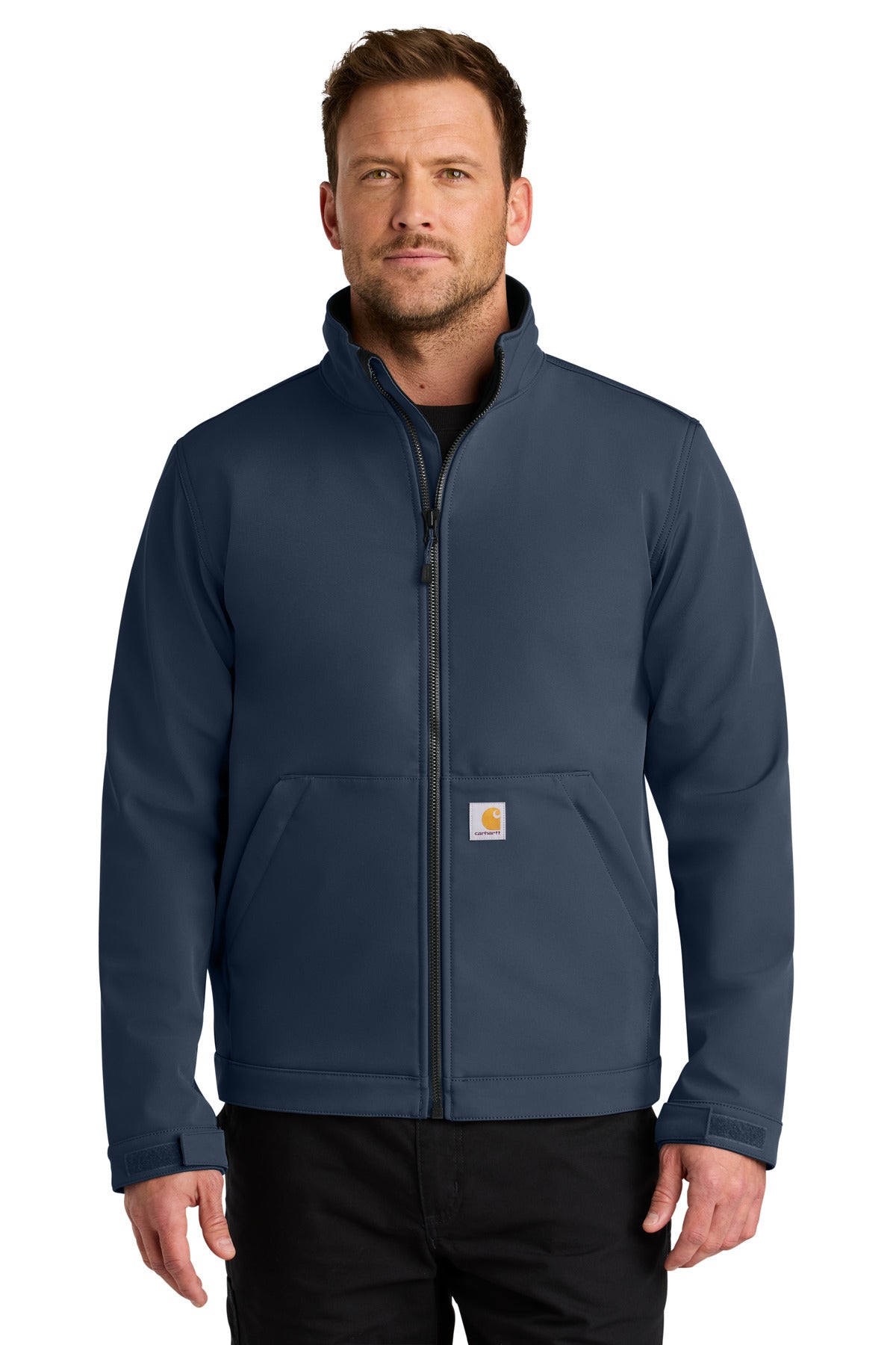 Carhartt Rain Defender Soft Shell Jacket - Navy - front