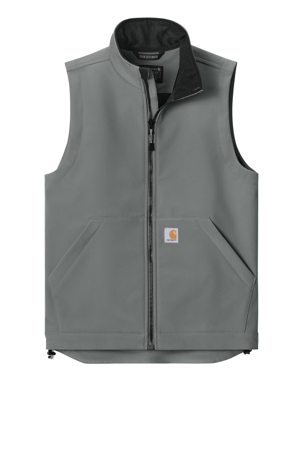 Carhartt Rain Defender Soft Shell Vest - Steel - flat front
