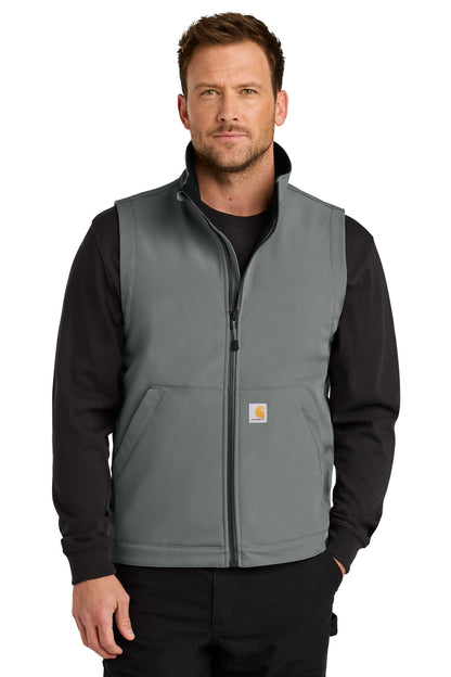 Carhartt Rain Defender Soft Shell Vest - Steel - front