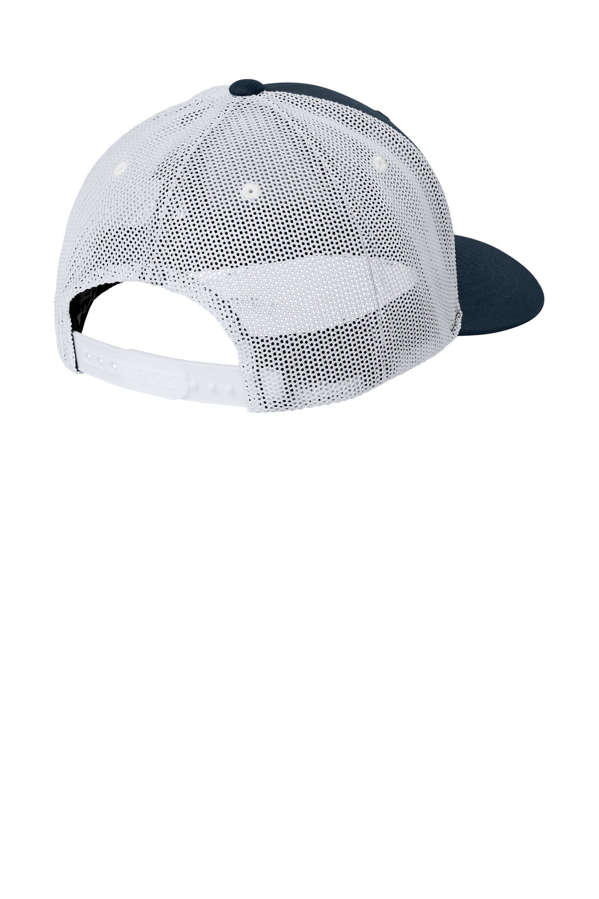 Carhartt Flexfit 110 Mesh Back Cap - Navy/ White - flat back