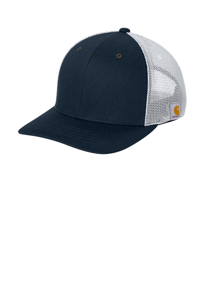 Carhartt Flexfit 110 Mesh Back Cap - Navy/ White - front
