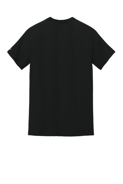 Carhartt Force Short Sleeve Pocket T-Shirt - Black - flat back