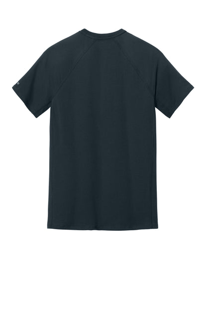 Carhartt Force Short Sleeve Pocket T-Shirt - Navy - flat back