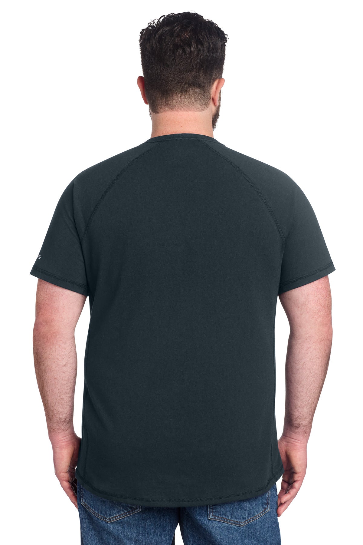 Carhartt Force Short Sleeve Pocket T-Shirt - Navy - back
