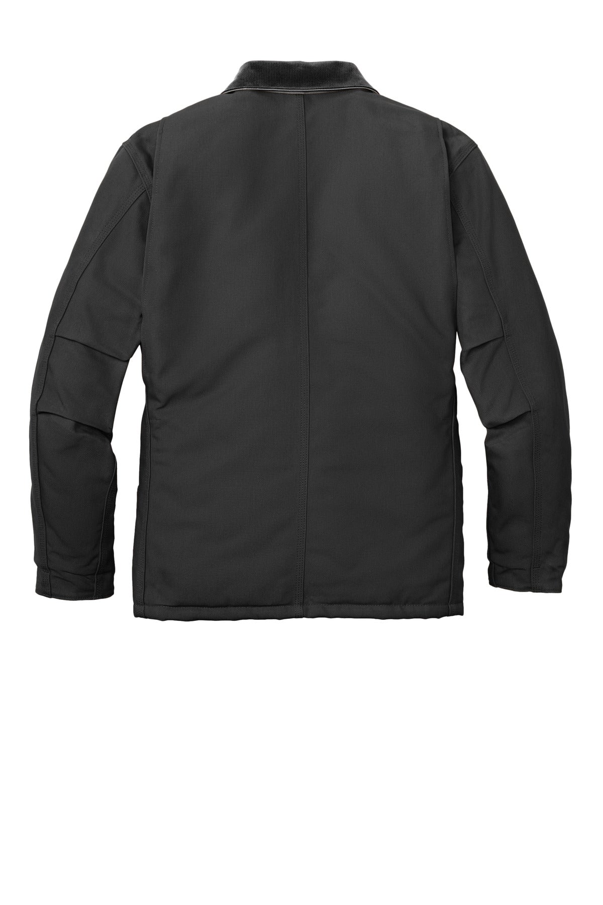 Carhartt Duck Traditional Coat - Black - flat back