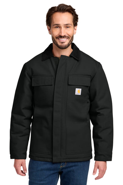 Carhartt Duck Traditional Coat - Black - front