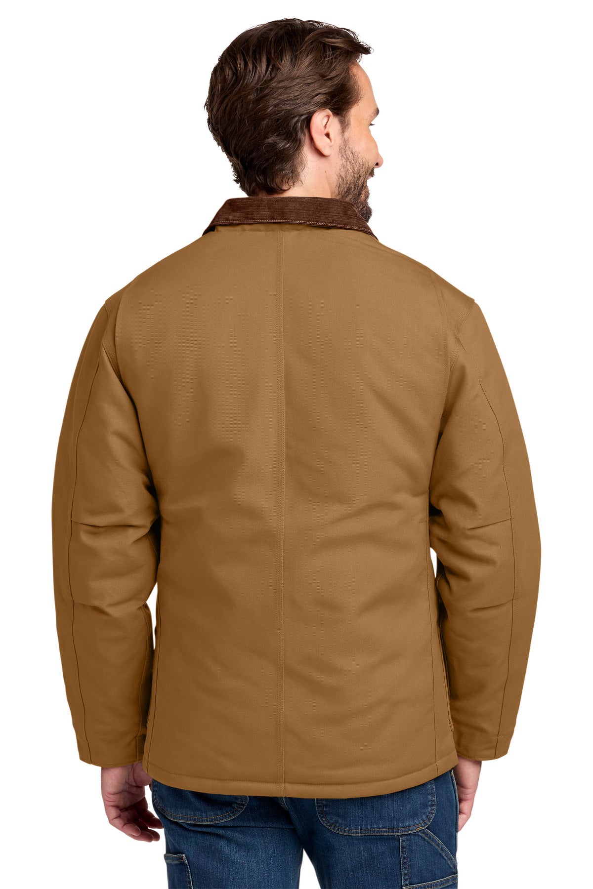 Carhartt Duck Traditional Coat - Carhartt Brown - back