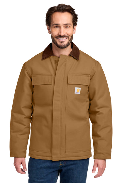 Carhartt Duck Traditional Coat - Carhartt Brown - front