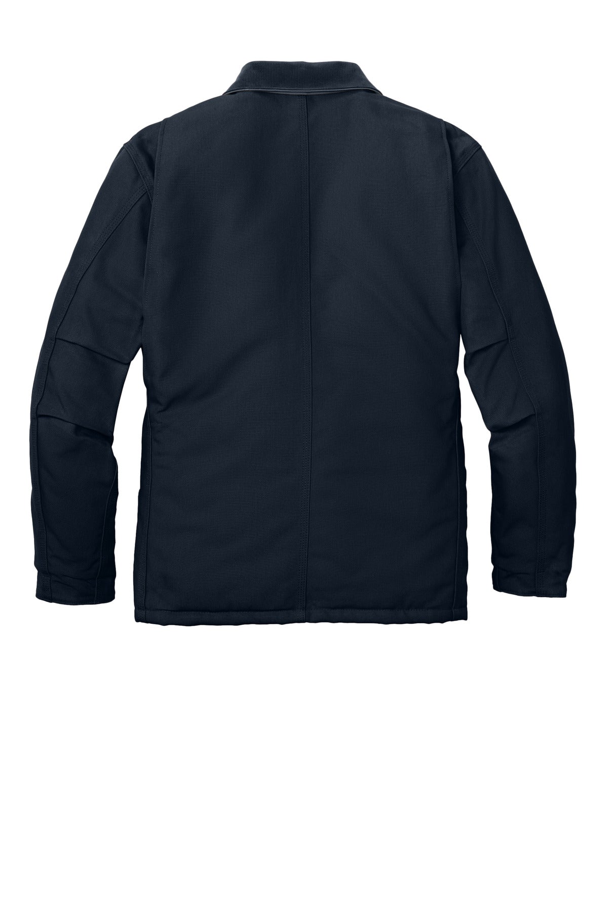 Carhartt Duck Traditional Coat - Dark Navy - flat back