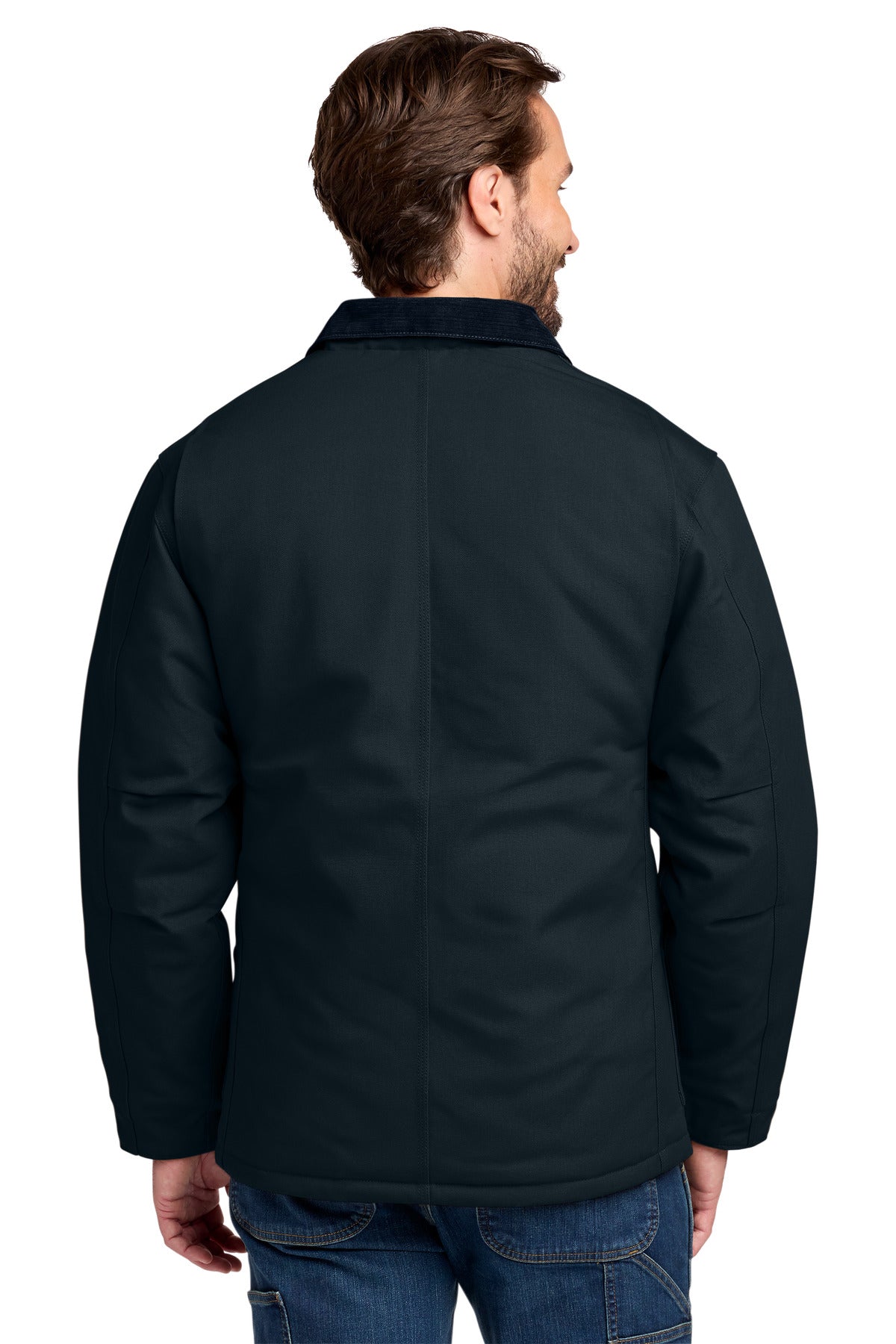 Carhartt Duck Traditional Coat - Dark Navy - back