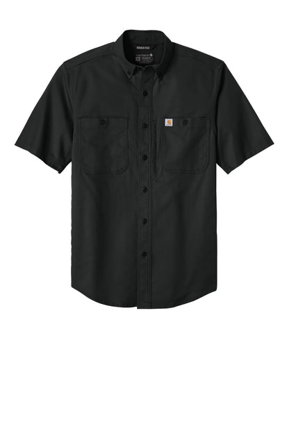 Carhartt Rugged ProfessionalSeries Short Sleeve Shirt - Black - flat front