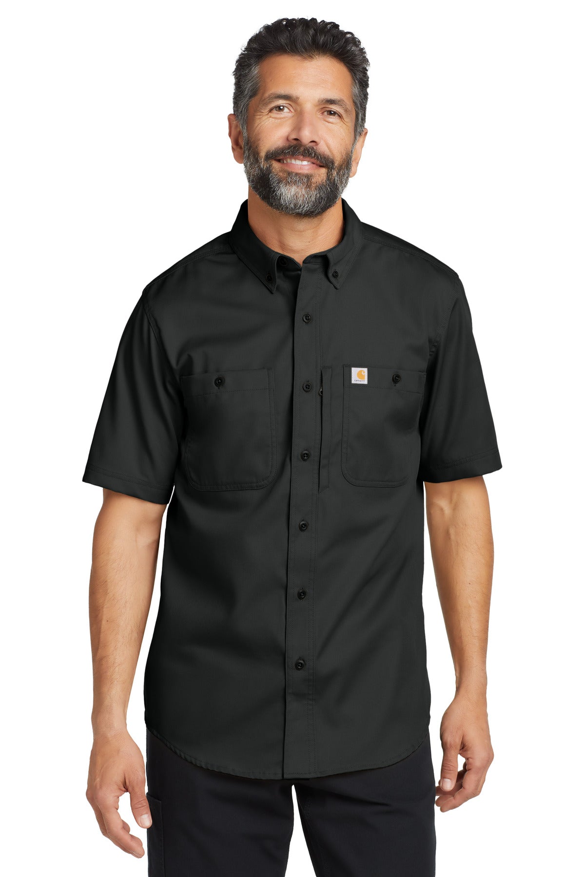 Carhartt Rugged ProfessionalSeries Short Sleeve Shirt - Black - front