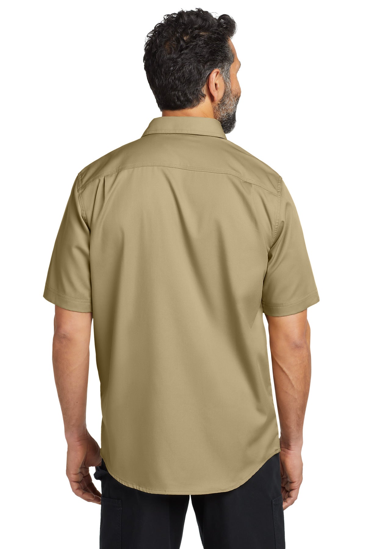 Carhartt Rugged ProfessionalSeries Short Sleeve Shirt - Dark Khaki - back
