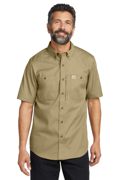 Carhartt Rugged ProfessionalSeries Short Sleeve Shirt - Dark Khaki - front