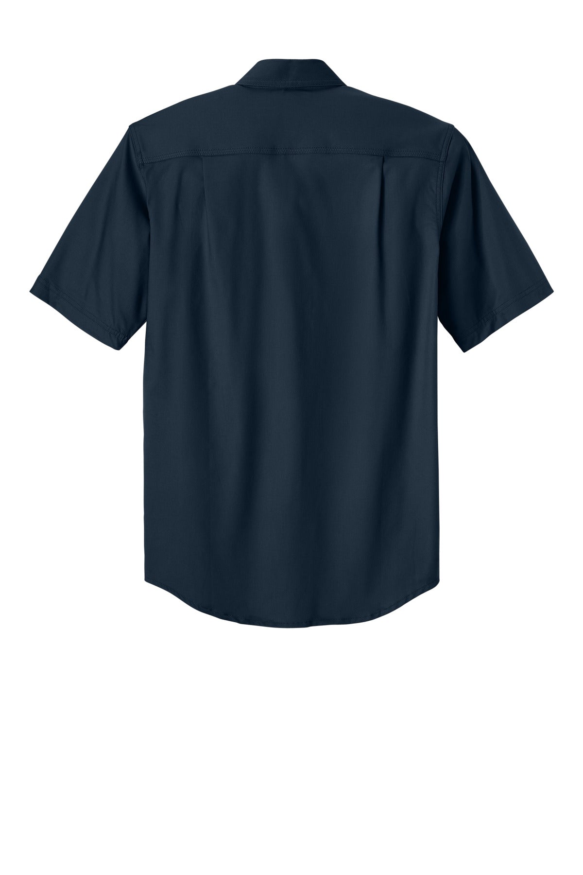 Carhartt Rugged ProfessionalSeries Short Sleeve Shirt - Navy - flat back