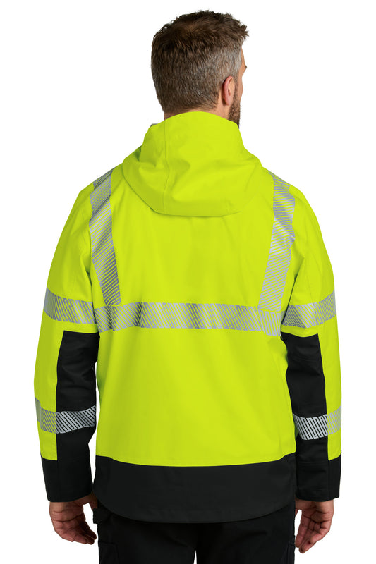 Carhartt ANSI 107 Class 3 Storm Defender Jacket - Brite Lime - back