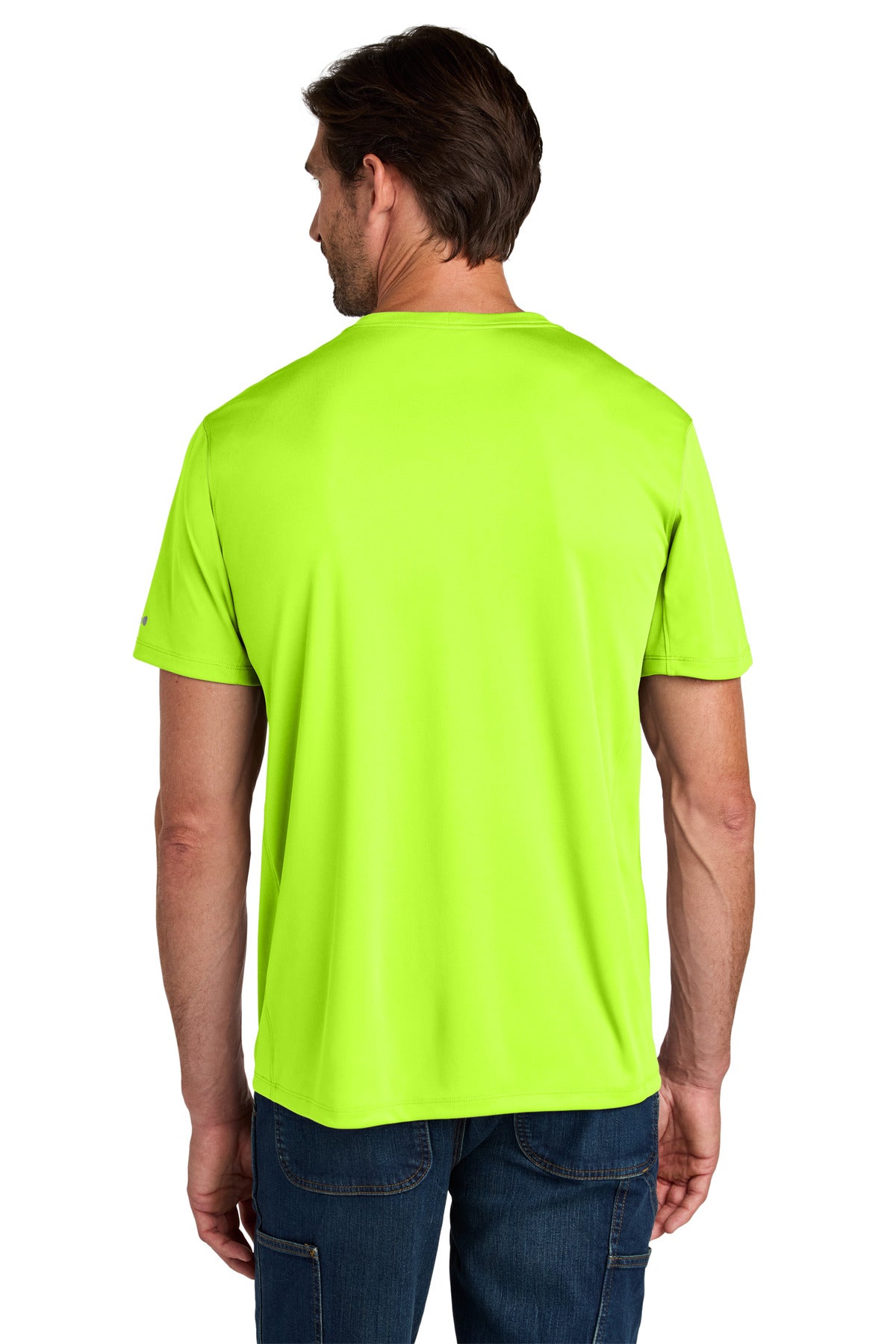 Carhartt Force Sun Defender Short Sleeve T-Shirt - Brite Lime - back
