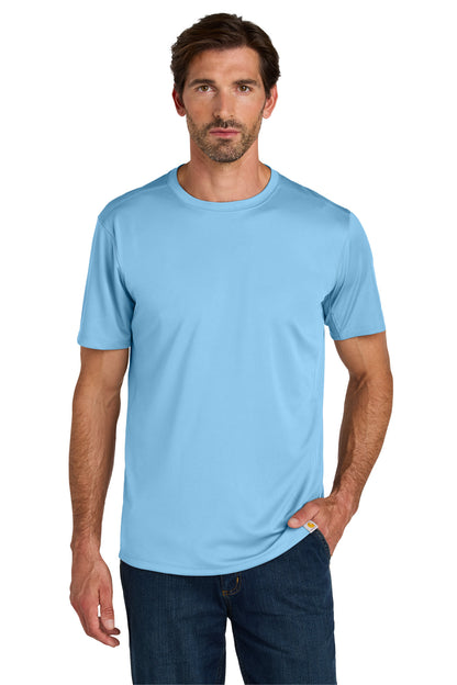 Carhartt Force Sun Defender Short Sleeve T-Shirt - Fresh Water Blue - front